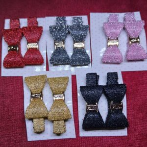 bow Shaped Alligator Hair Clips for Children Set-2 | pack of 5 |