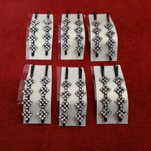 Small Diamond stone fancy side pins set -1 | pack of -6 |