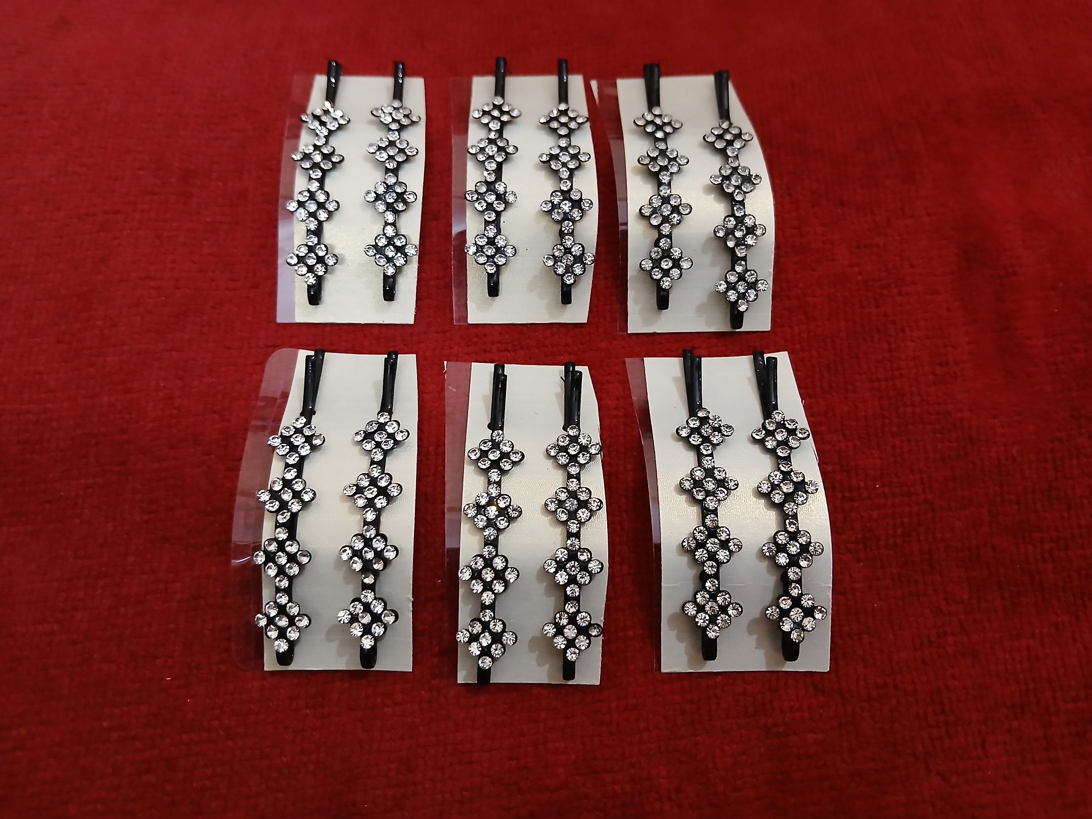 Small Diamond stone fancy side pins set -1 | pack of -6 |