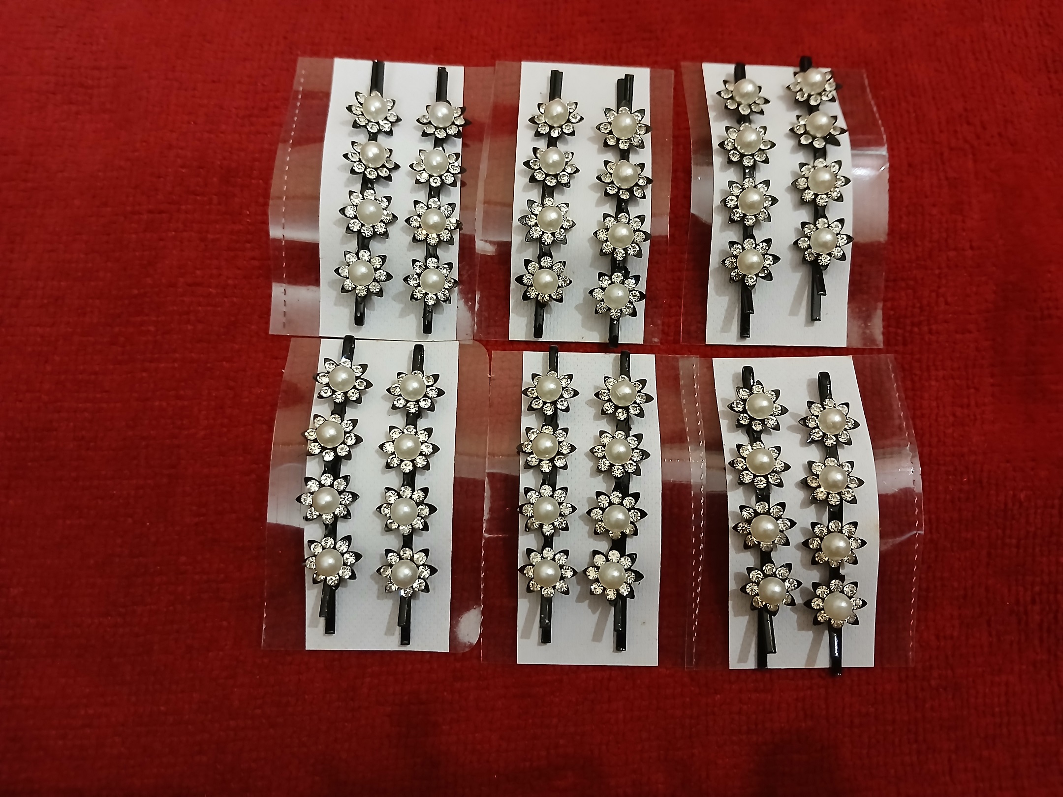 Small Diamond stone fancy side pins set -1 | pack of -6 | - Image 5
