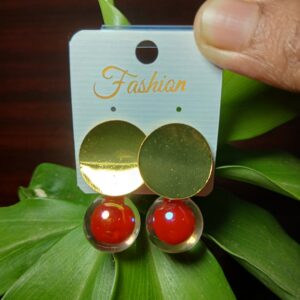Korean Red Cherry Ear Ring.