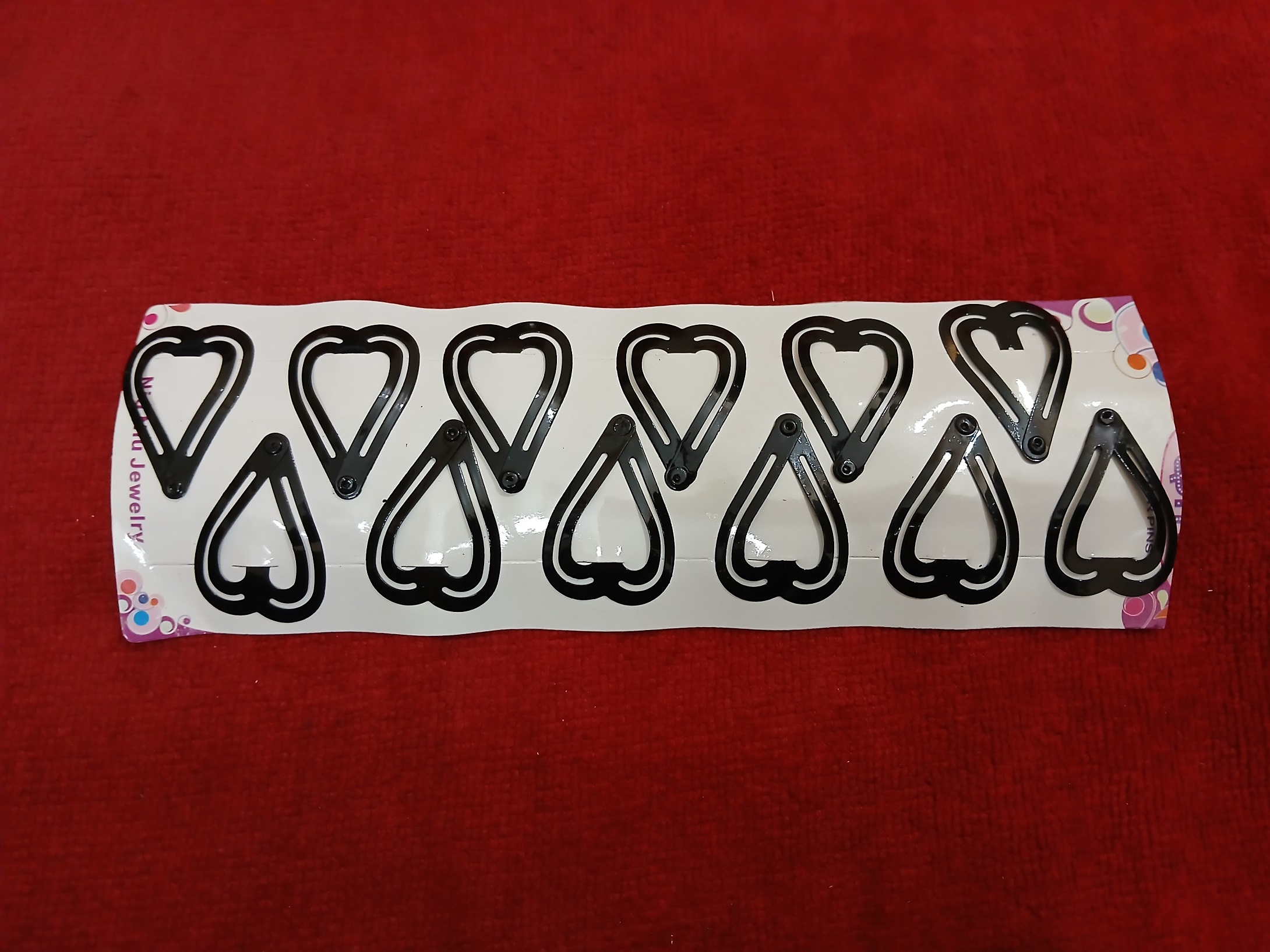 Black love Hair Clips for Regular Use