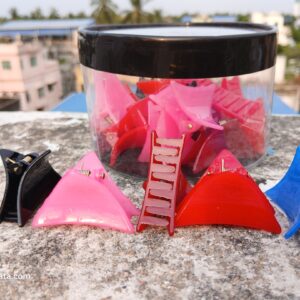Slim Finish Butterfly Hair Clutch Claws Clips for Women Set of 5